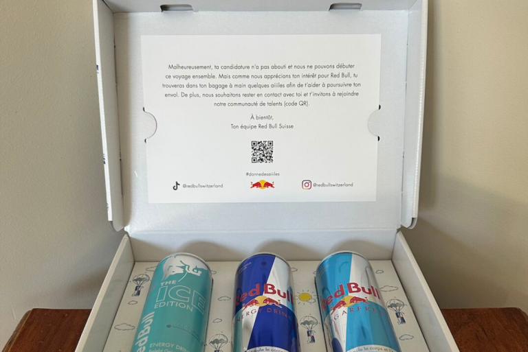 Red Bull’s rejection letter