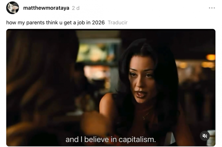 Meme inspired by a scene from the HBO series “Euphoria”. Character Maddy (Alexa Demie) gets hired after pitching to a businesswoman: ”I‘m not a victim, I won’t be an HR nightmare, and I believe in capitalism.”