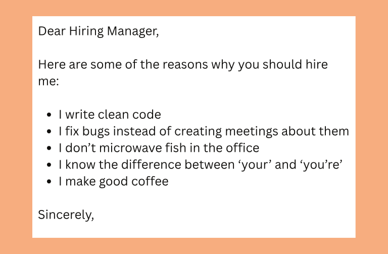 The Funniest, Most Strikingly Honest Cover Letters a funny cover letter